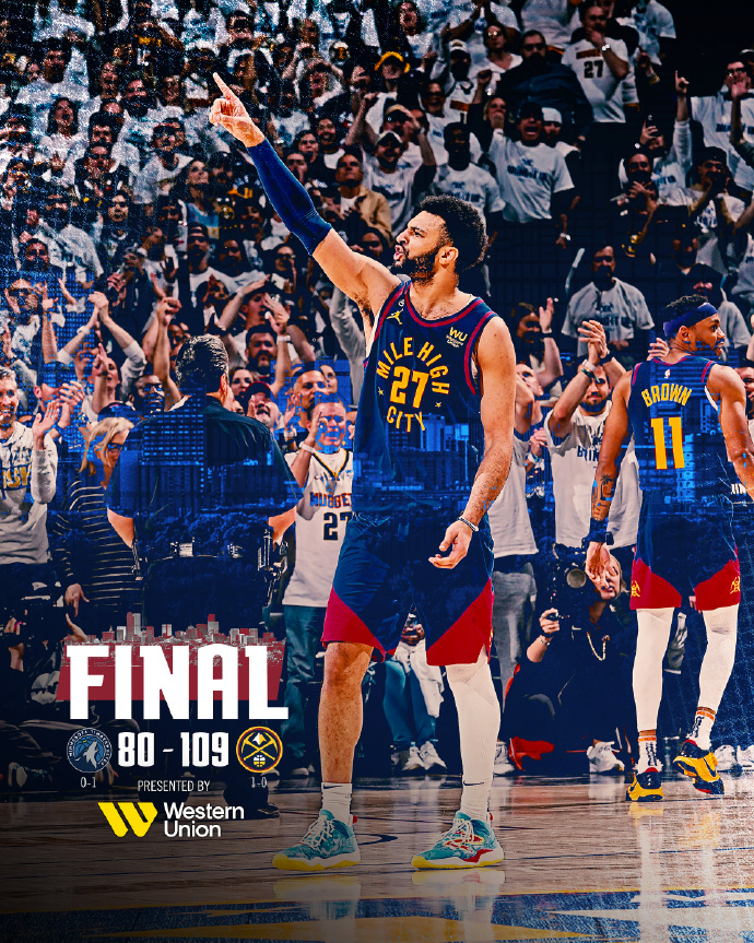 04月17日 NBA季后赛首轮G1 森林狼vs掘金 全场录像