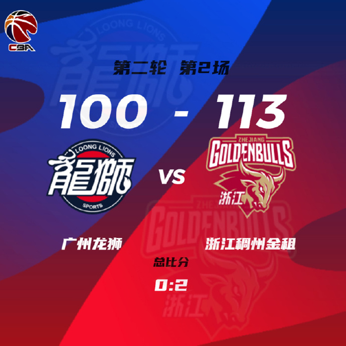 04月19日 CBA季后赛8进4G2 广州vs浙江 全场录像
