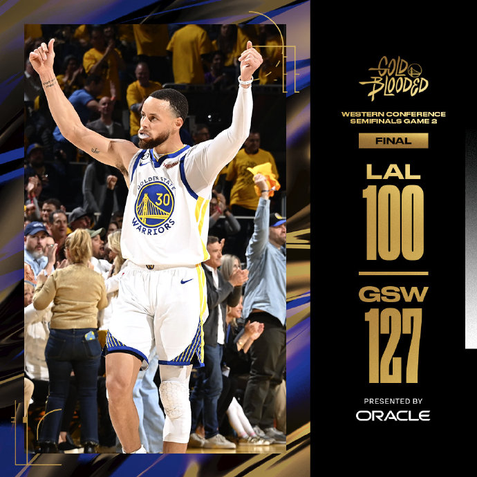 05月05日 NBA西部半决赛G2 湖人vs勇士 全场录像