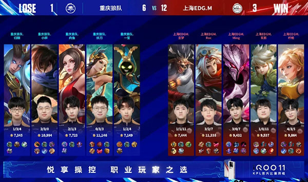 2023KPL夏季赛常规赛 上海EDG.M vs 重庆狼队 完整录像回放