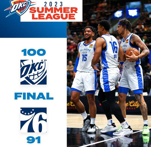 07月07日 NBA犹他夏季联赛 雷霆vs76人 全场录像