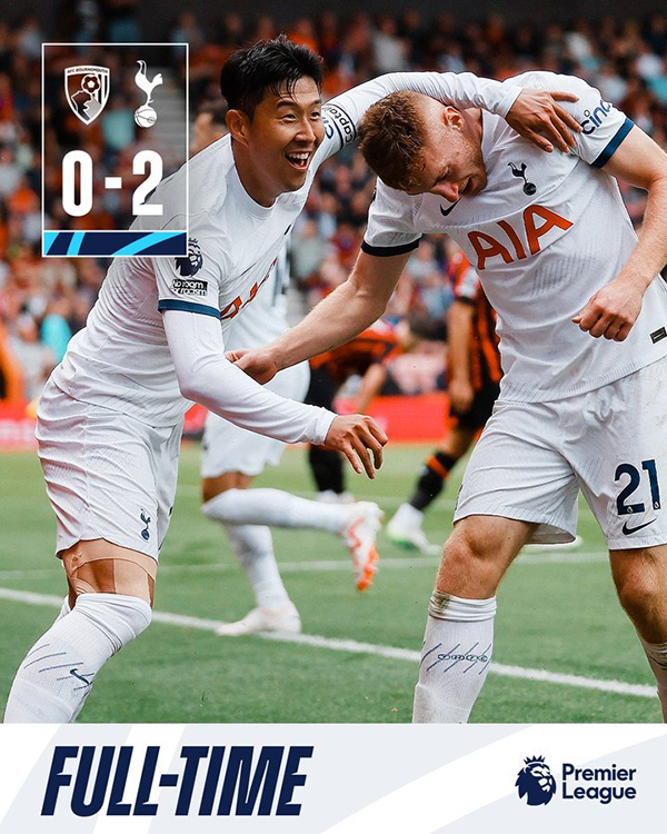 08月26日 英超第3轮 伯恩茅斯vs热刺 全场录像