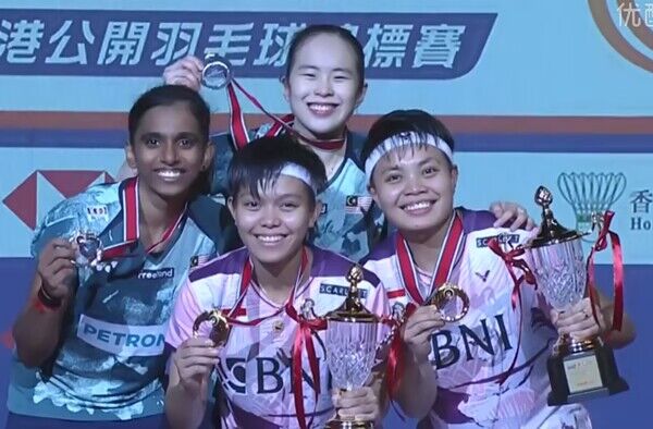 2023香港羽毛球公开赛女双决赛 陈康乐/蒂娜vs拉哈尤/拉马丹蒂 全场录像