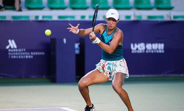2023WTA250广州站女单决赛 王曦雨vs里内特 全场录像
