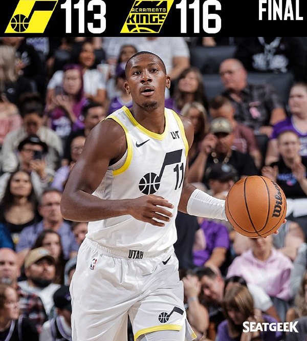 10月20日 NBA季前赛 爵士vs国王 全场录像