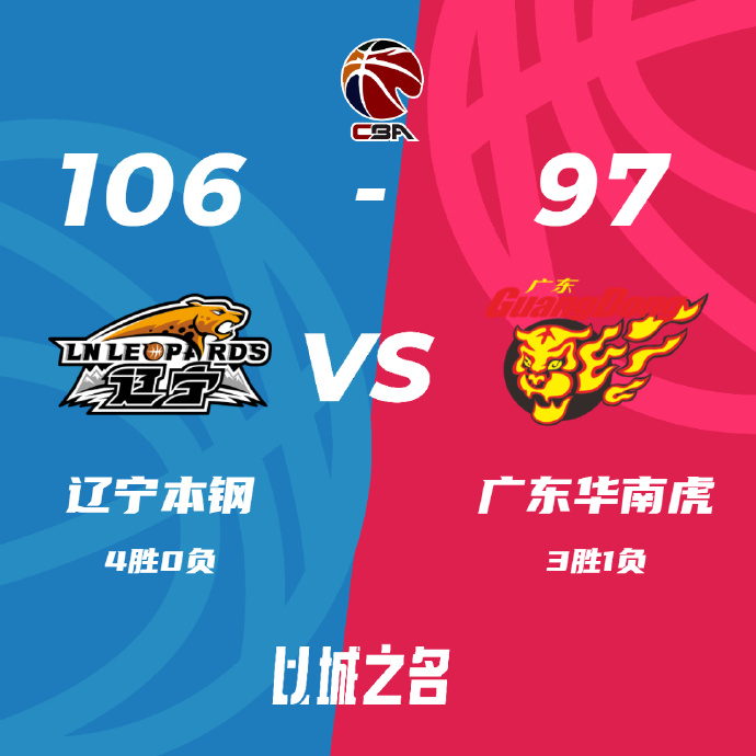 10月29日 CBA常规赛 辽宁vs广东 全场录像