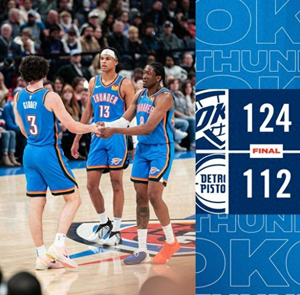 10月31日 NBA常规赛 活塞vs雷霆 全场录像