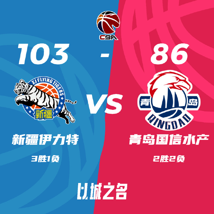 10月31日 CBA常规赛 新疆vs青岛 全场录像