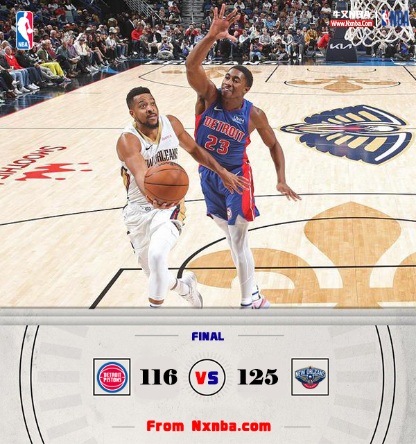 11月03日 NBA常规赛 活塞vs鹈鹕 全场录像