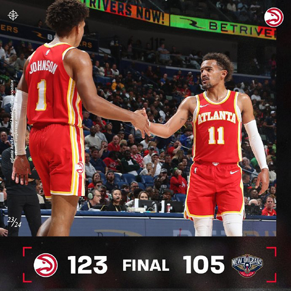 11月05日 NBA常规赛 老鹰vs鹈鹕 全场录像