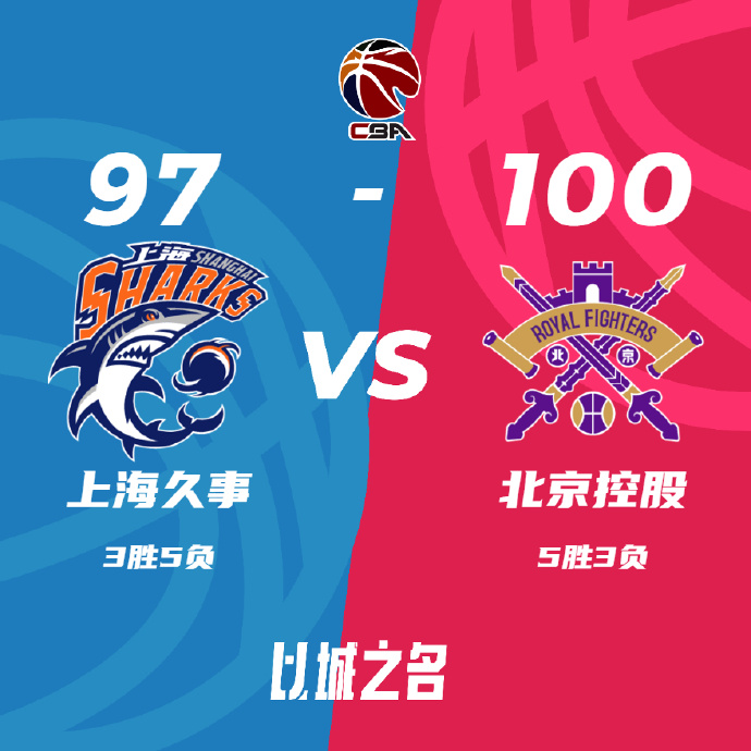 11月11日 CBA常规赛 上海vs北控 全场录像