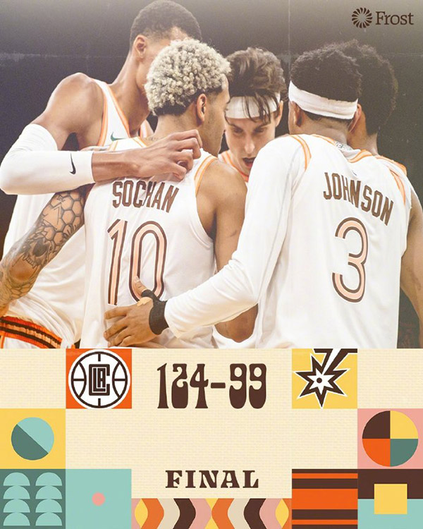 11月21日 NBA常规赛 快船vs马刺 全场录像