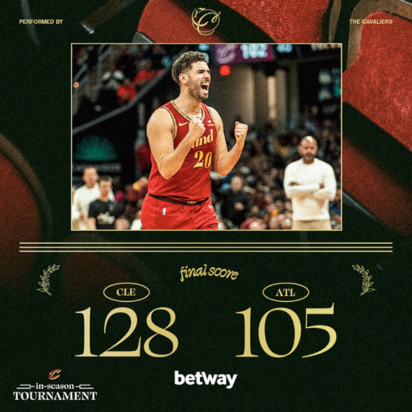 11月29日 NBA季中锦标赛 老鹰vs骑士 全场录像
