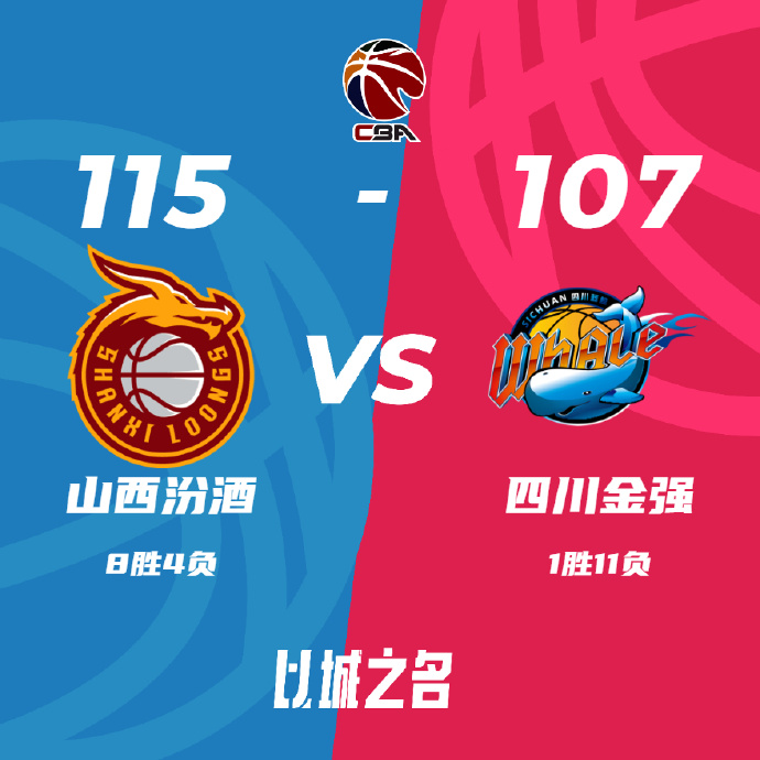 12月05日 CBA常规赛 山西vs四川 全场录像