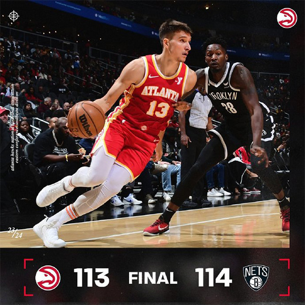 12月07日 NBA常规赛 篮网vs老鹰 全场录像