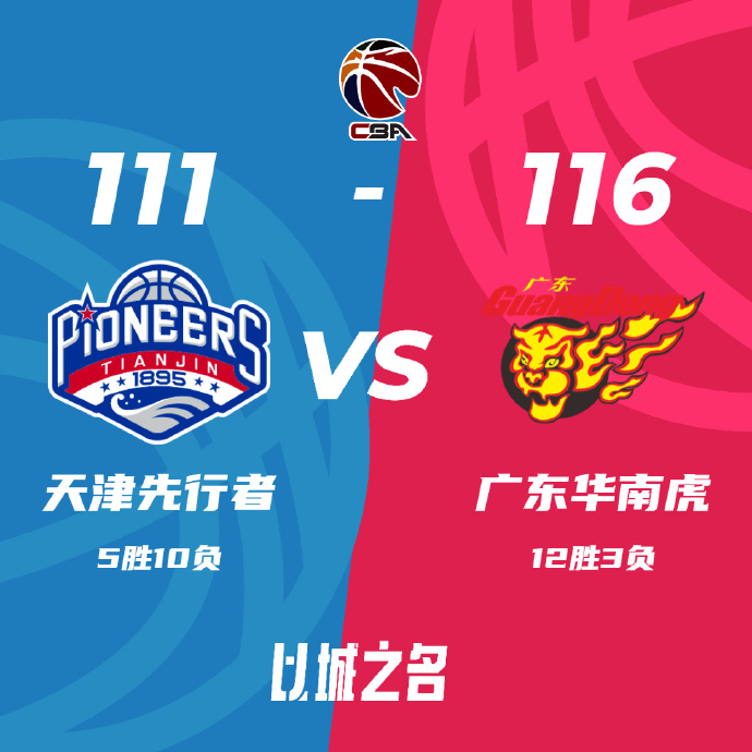 12月11日 CBA常规赛 天津vs广东 全场录像