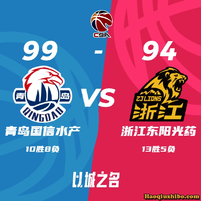 12月18日 CBA常规赛 青岛vs广厦 全场录像