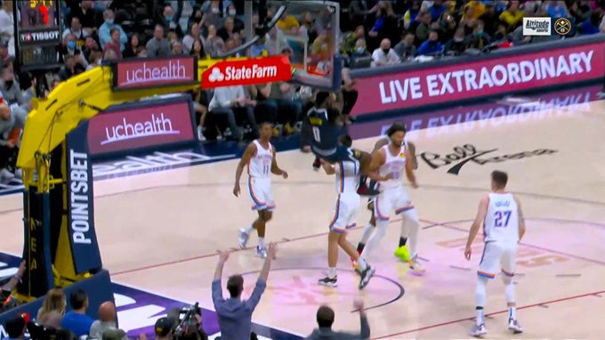 2022.3.3NBA全场录像回放 雷霆vs掘金