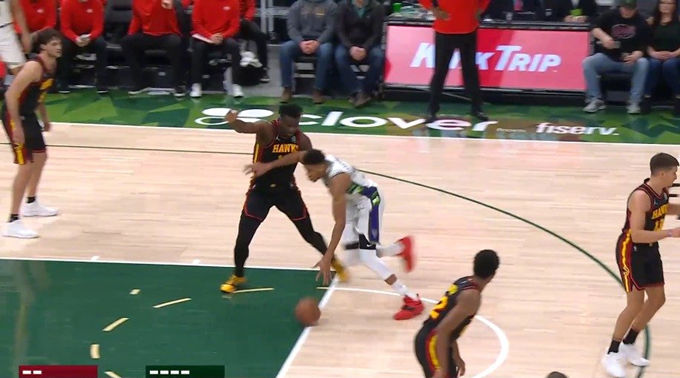2022.3.10NBA录像回放高清 老鹰vs雄鹿