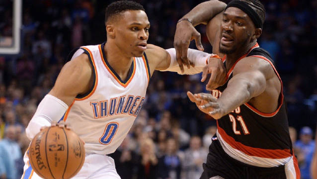 2022.6.22NBA录像回放高清 威少生涯最高58分不敌开拓者
