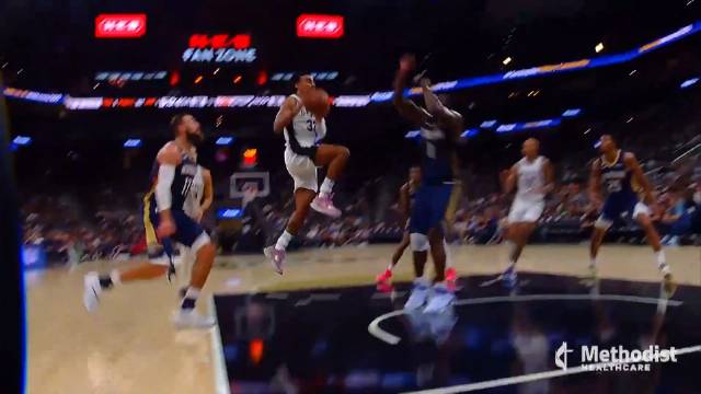 2022.10.10NBA全场录像回放 鹈鹕vs马刺