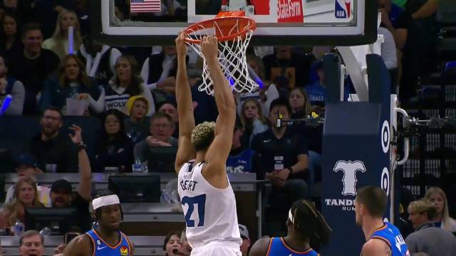 2022.10.20NBA录像回放高清 雷霆vs森林狼