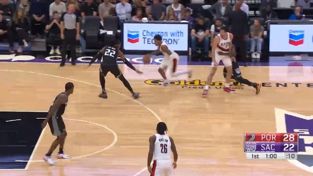 2022.10.20NBA录像回放高清 开拓者vs国王
