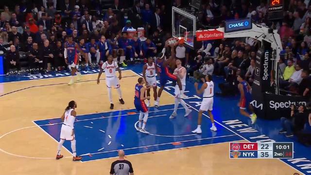 2022.10.22NBA录像回放高清 活塞vs尼克斯