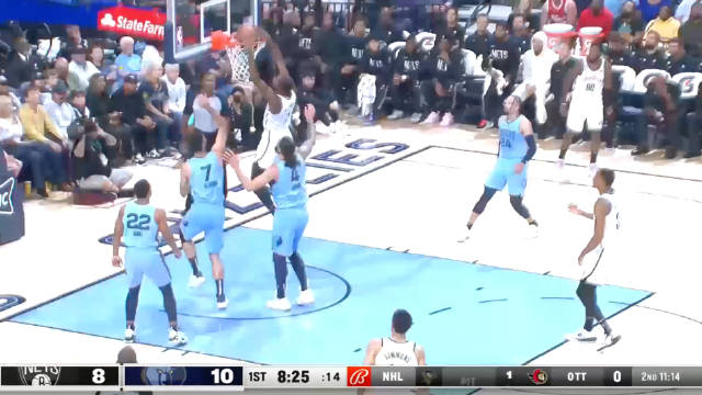 2022.10.25NBA全场录像回放 篮网vs灰熊