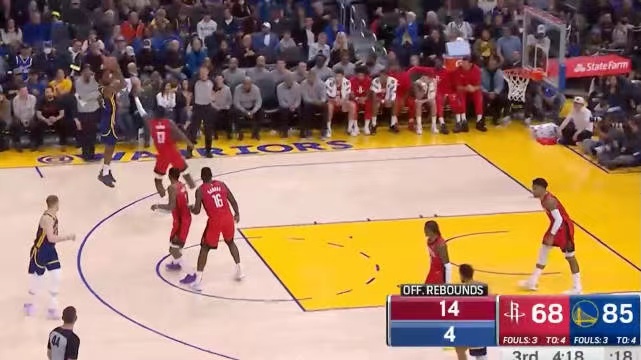 2022.12.4NBA全场录像回放 火箭vs勇士