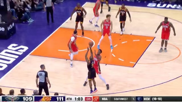 2022.12.18NBA全场录像回放 鹈鹕vs太阳