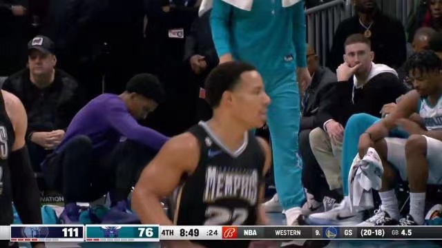 2023.1.5NBA录像回放高清 灰熊vs黄蜂