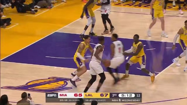 2023.1.5NBA录像回放高清 热火vs湖人