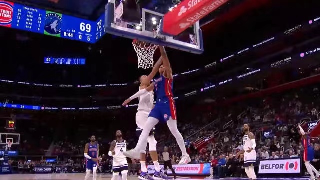 2023.1.12NBA全场录像回放 森林狼vs活塞