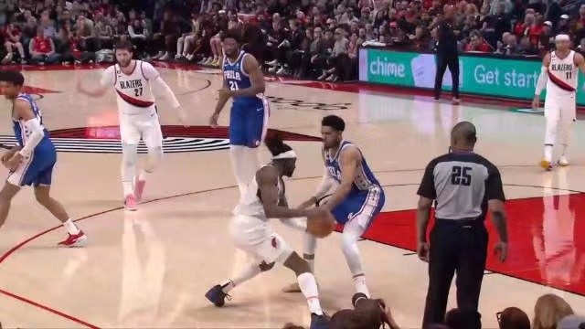 2023.1.20NBA全场录像回放 76人vs开拓者