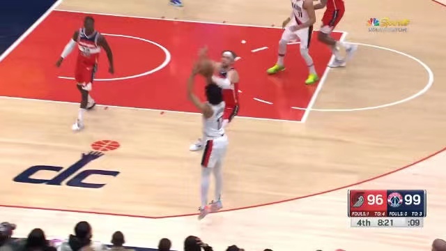2023.2.4NBA录像回放高清 开拓者vs奇才