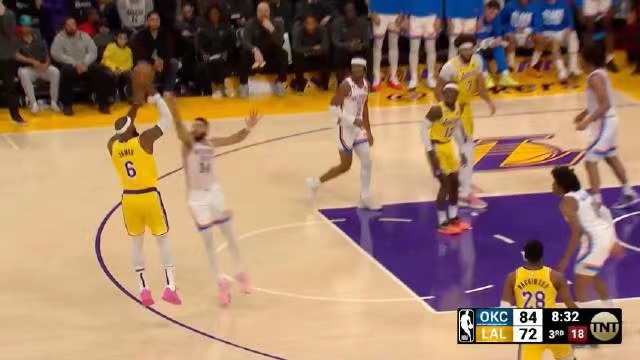 2023.2.8NBA录像回放高清 雷霆vs湖人