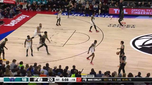 2023.2.25NBA全场录像回放 黄蜂vs森林狼
