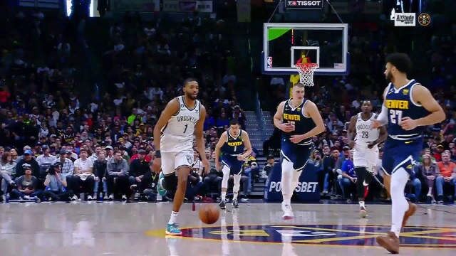 2023.3.13NBA全场录像回放 篮网vs掘金