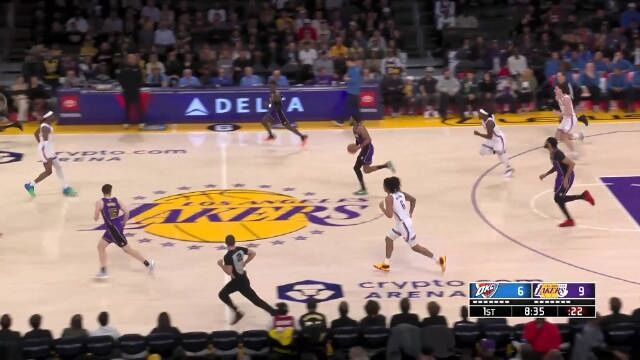 2023.3.25NBA全场录像回放 雷霆vs湖人