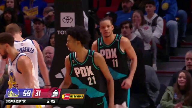2023.4.10NBA录像回放高清 勇士vs开拓者