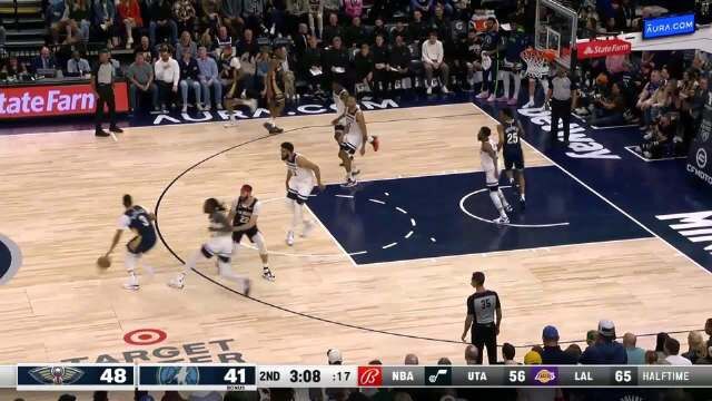 2023.4.10NBA录像回放高清 鹈鹕vs森林狼