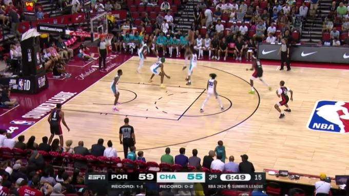 2023.7.12NBA全场录像回放 开拓者vs黄蜂