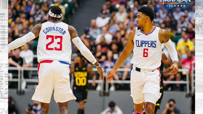 2023.10.9NBA录像回放高清 爵士vs快船